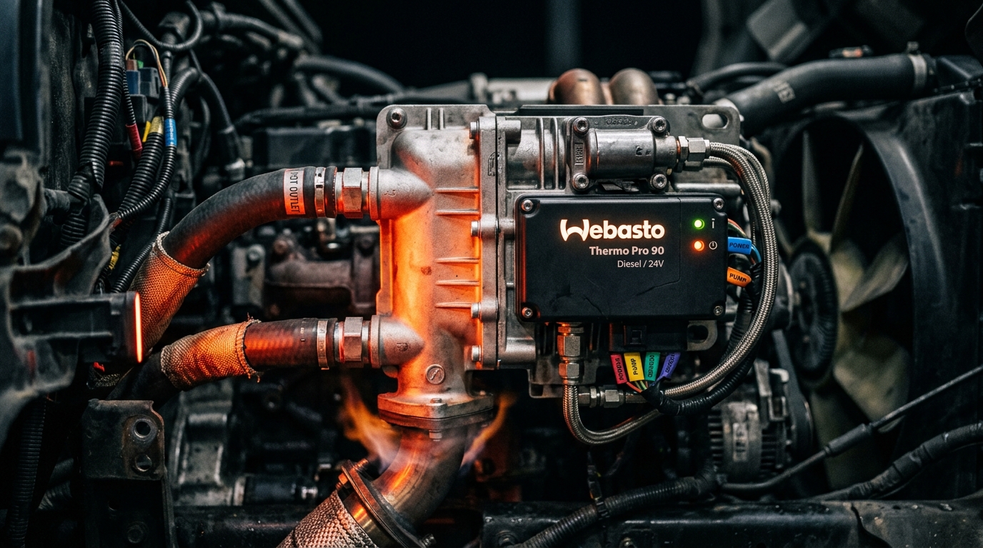 Webasto Thermo Pro 90 Su Isıtıcı: Soğuk Kış Günlerinde Motorunuzu Koruyun
